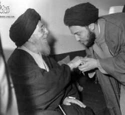 السيد محسن الحكيم_ونجلة السيد محمد باقر الحكيم