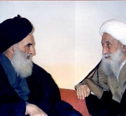 اية الله العظمى الشيخ_جواد_التبريزي واية الله العظمى السيد_علي الحسيني_السيستاني