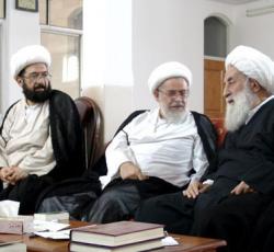 اية الله العظمى الشيخ جواد التبريزيز واية الله الشيخ هادي ال راضي واية الله الشيخ_باقر_الايرواني