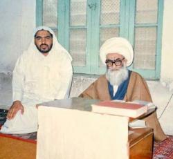 اية الله العظمى الشيخ علي والغروي والسيد ضياء الخباز