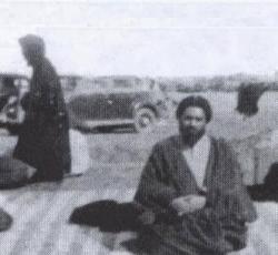 السيد الخوئي في الزيارة الاربعينية