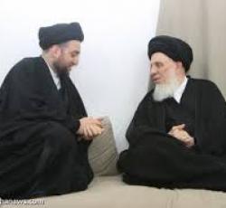 اية الله العظمى السيد محمد سعيد الحكيم والسيد_عمار_الحكيم