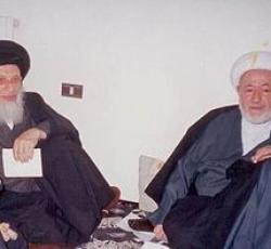 اية الله العظمى السيد الحكيم والشيخ حسن طراد