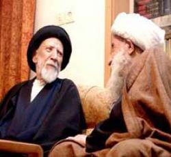 اية الله العظمى الشيخ التبريزيز واية الله السيد ابو القاسم الكوكبي