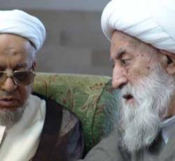 الشيخ جواد التبريزي و الشيخ عبد الله الخنيزي
