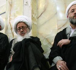 اية الله العظمى الشيخ الخراساني ونجليه الشيخ محسن الخراساني والشيخ محمد اسماعيل الخراساني