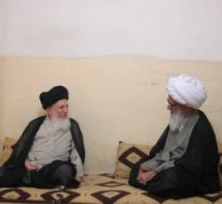 اية الله العظمى الشيخ النجفي واية الله العظمى السيد الحكيم.