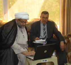 الدكتور عبد العزيز السيد والشيخ محمد حيدر