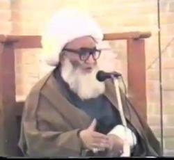 اية الله العظمى الشيخ الغروي في درس البحث الخارج