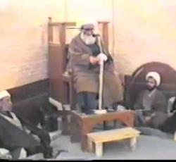 اية الله العظمى  الميرزا الغروي على منبر البحث الخارج