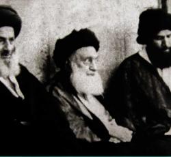 آیة الله العظمی الگلپایگانی و آیة الله العظمی البروجردی و آیة الله اللنگرودی