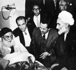 السيد البروجردي فترة رقوده في المشفى