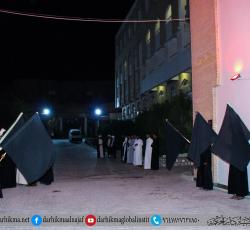 لحظات استقبال الجثمان الطاهر